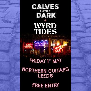 It's quick turnaround for us! This Friday, we're playing @northernguitarsuk , Leeds, supporting the mega @calvesinthedark . It's free entry too. Get yourselves there for bangin' choons and fun times! x